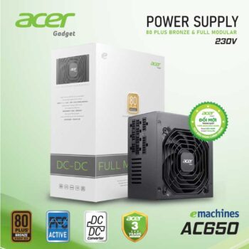 Bộ nguồn máy tính Acer AC650 80Plus Bronze